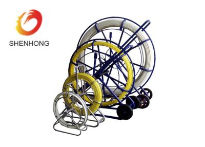China herramientas subterráneos de la instalación de cable de Rodder del conducto del empuje de la fibra de vidrio de 13m m los 200m en venta