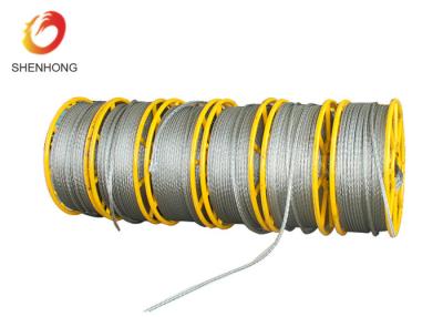 China 12 Strands Anti Twisting Steel Wire Rope , Galvanized Hexagonal Wire Rope Wire Pilot Rope for sale