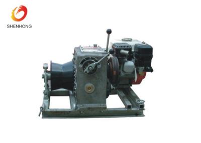 China Engine Gasoline Powered Winch , Small Winch 3T 5T With 1 Year Warranty for sale