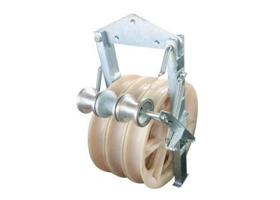 China Galvanized Transmission Conductor Stringing Block Pulley for sale