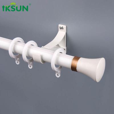 China 6.7m Single Aluminium Curtain Pole Alloy 6063 T5 Material For Bedrooms for sale
