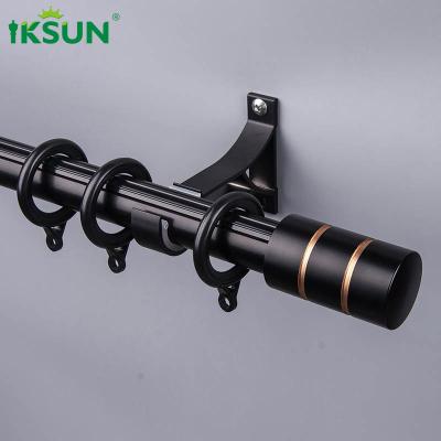 China 1.2mm Thick Aluminium Curtain Pole For Living Room Bay Window for sale