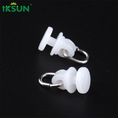 China Plastic White Curtain Track Runner Ceiling Mount For Drapery Hanging for sale