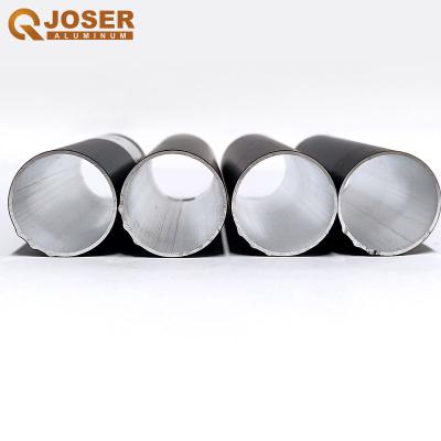 China Round Shape Anodized Aluminium Roller Blinds Extrusion 43mm / 50mm / 55mm for sale