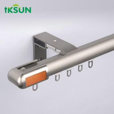 China Easy Installation Aluminium Curtain Track For Window  Silence Rails Curtains Accessory for sale