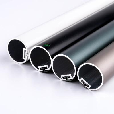 Китай Hot Sale  Electrophoresis Optional Roman Pole  Aluminium silent Window Rod For Hotel продается