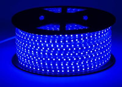 China Blue Waterproof Led Light Strips High Voltage Input 4.4W Power Per Meter for sale