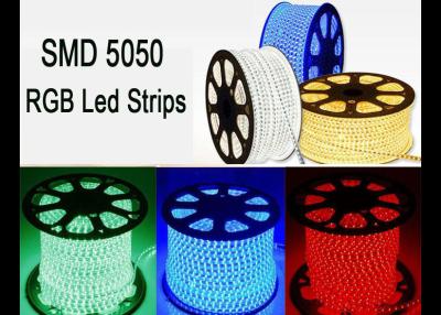 China RGB 120 Volt Led Strip Lights , RoHS High Voltage Color Changing Led Strip for sale
