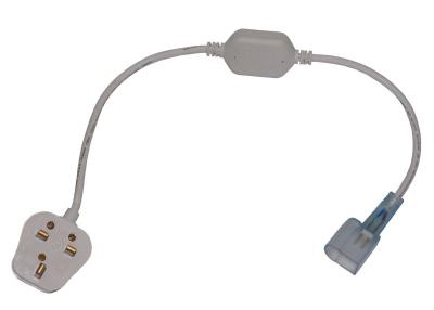 Chine Cordon de secteur imperméable de câble au néon de LED, kit flexible de lampe au néon avec la prise BRITANNIQUE à vendre