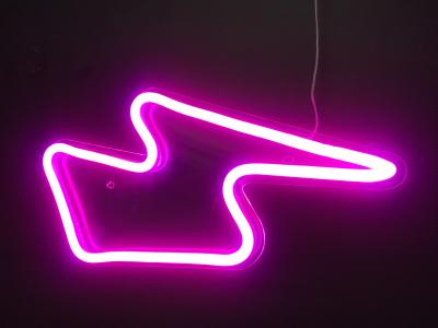 China Lightning Shape Custom Led Neon Signs Art Decorative Lights Wall Decor For Baby Room for sale