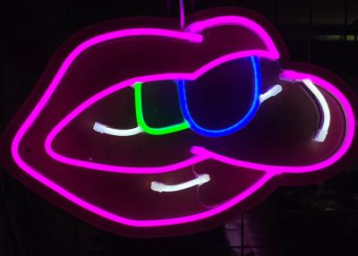 China Custom neon sign fashion trend spectacles store shopping mall magnificent displays of illuminated signs for sale
