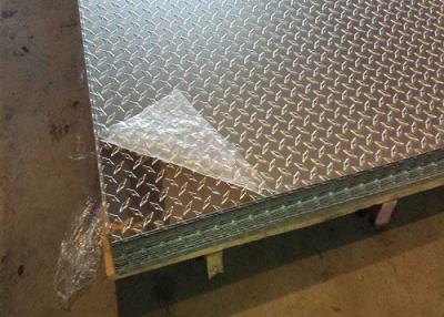 China 5052 H32 Aluminum Diamond Plate Thickness Custom For Commercial Vehicles for sale