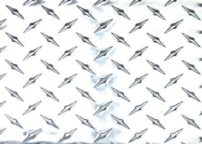 China Diamond Aluminum Sheets 4x8 , Customized 1050 Aluminum Plate For Floor for sale