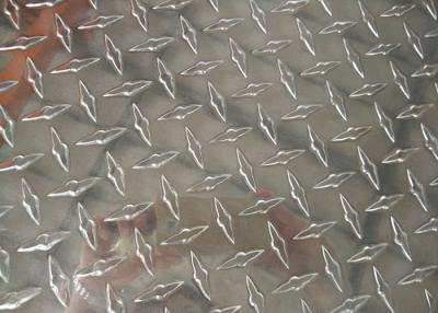 China Bright Finish Aluminum Diamond Plate 3003 Width Customized for sale