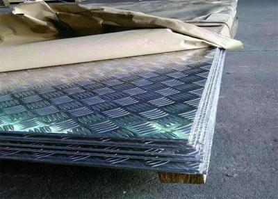 China Slip Resistance Aluminium Flooring Sheet , 5086 Aluminum Sheet Metal 4x8 for sale
