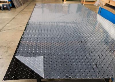 China ASTM B209-10 5052 Aluminum Sheet , One Side PVC Aluminium Chequer Plate for sale