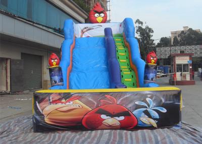 China Amazing Angry Bird Large Commercial Inflatable Slide With Digital Printing for sale