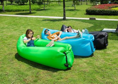 China 200KG Nylon Fabric Air Filling Inflatable Air Bag Sofa/ Inflatable Sofa Bed With PE Inner Bag for sale