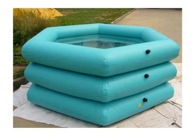 China Pequeña lona profunda inflable durable del PVC de la piscina 0.9m m fácil limpiar en venta