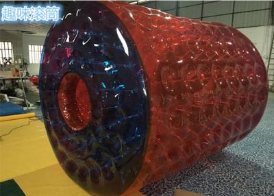 China 0.7mm TPU Red Inflatable Body Balls / Human Sized Large Inflatable Beach Balls for sale