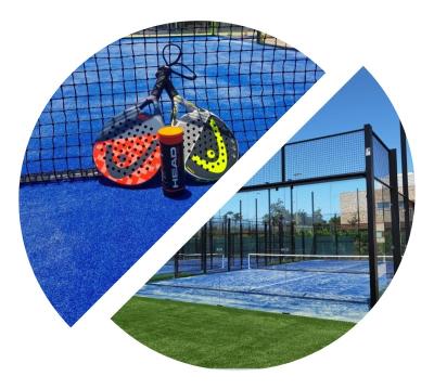 China 10mm Tennis Artificial Grass 6x20m10x20m Panoramic Padel Court for sale