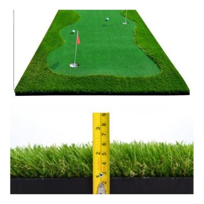 China 10mm 40mm Artificial Putting Green Turf 1.5x3m Backyard Golf Greens Synthetic for sale