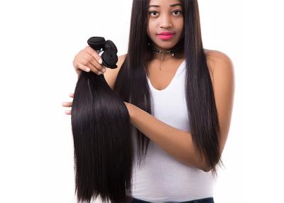 Chine Cheveux droits naturels malaisiens de cheveux de pouce malaisien noir naturel des prolongements 10-30 à vendre