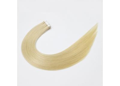 China 613 Pre Bonded Remy PU Tape Hair Extensions No Chemical No Smell for sale