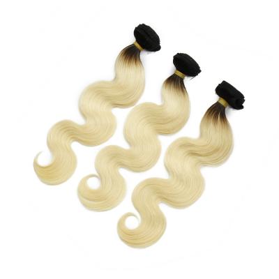 China Brazilian Human Ombre Hair Weave Body Wave Raw Virgin Hair 12 Inch - 24 Inches for sale