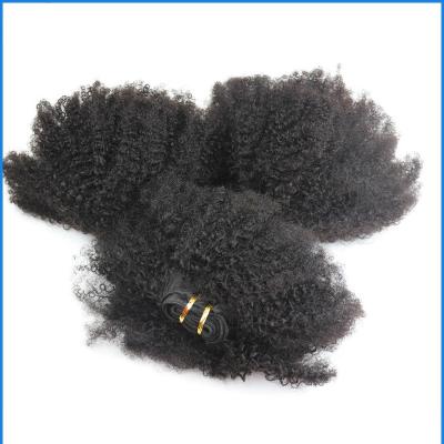 中国 加工されていないバージンのペルーの人間の毛髪はペルーの深い巻き毛のバージンの毛を束ねます 販売のため