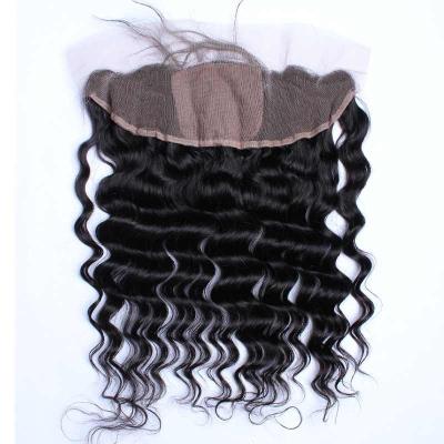 China 7A Grade  Deep Wave Human Hair Lace Front Wig , Natural Human Hair Wigs No Smell for sale