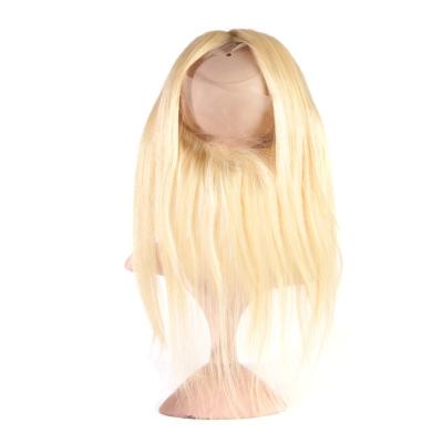 China Pre Plucked 360 Lace Frontal , Straight 360 Frontal With Baby Hair Have Band for sale