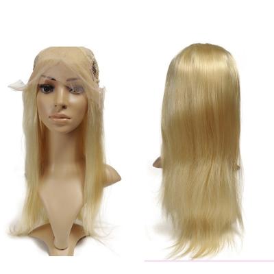 China Blonde Color Brazilian Human Hair Lace Front Wigs With Baby Hairline 10 Inch-30 Inch for sale