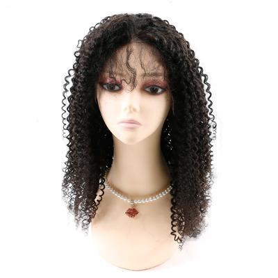 China Kinky Curly Front Lace Wigs , Lace Front Full Wigs Human Hair 8A Grade for sale