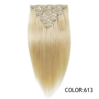 China #613 cabelo humano real das extensões 100 ondulados do cabelo humano do louro 100 à venda