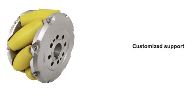 Custom Mecanum wheel application