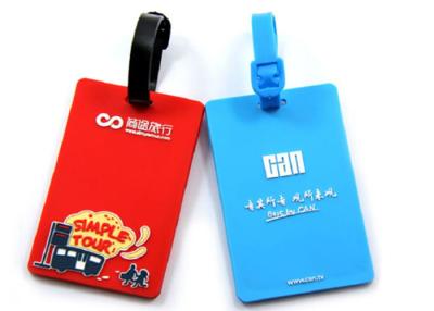 China Delicate Design Custom Plastic Luggage Tags Easy Cleaning Promotional Gifts for sale