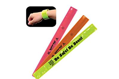 China OEM Accepted Reflective Slap Bands Convenient Carrying No Harm To Human for sale