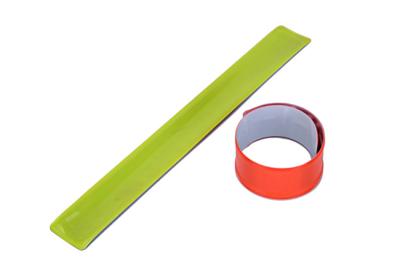 China Magic Applauded Reflective Slap Bands Eco Friendly High Safety At Night for sale