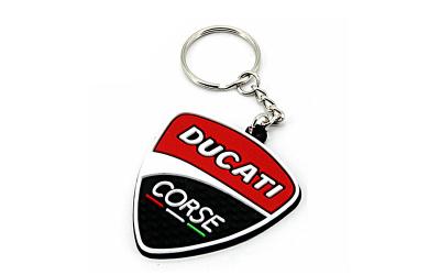 China Advertising Silicone Rubber Keychain , Custom Rubber Key Tags Light Weight for sale