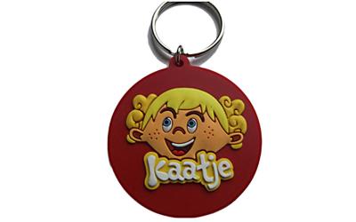 China 3D Effect Soft Rubber Key Tags Silk Screen Logos Outstanding Durability for sale