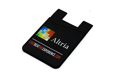 China Small 3M Adhesive Card Holder , Sticky Credit Card Holder Micro Injection Technics for sale