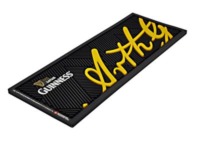 China Extra Wide Bar Rubber Drink Mats Non Slippery Rectangle Shaped SGS Approved for sale