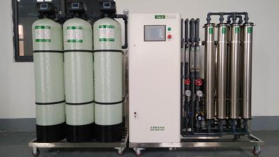 Chine 99,80% 500LPH contrôle de PLC du RO EDI Water Treatment System With à vendre