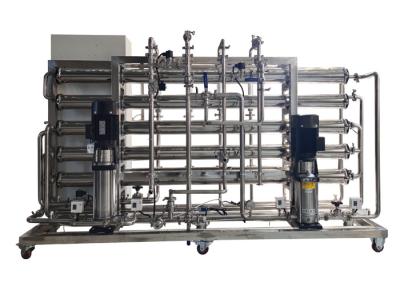 China Water Treatment Plant Double Pass RO System 1000LPH for sale
