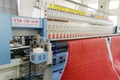 China 66 Needles 1000rpm Embroidery Quilting Machine For Leather / PU for sale