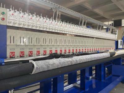 China 64 Inch Industrial Embroidery Quilting Machine For Upholstery Fabric for sale