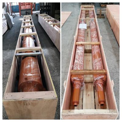 China 21 Mpa Operating Pressure Steel Factory Heavy Duty Hydraulic Cylinders With Tailored Stroke Length for sale