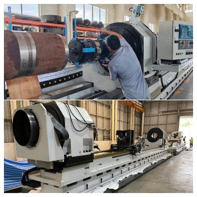 China SRBF750/200NC Hydraulic SRB Machine With Double Rotation 2mm Skiving Allowance for sale