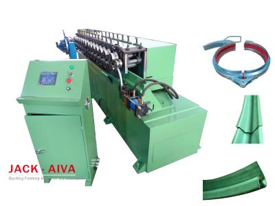 China 15 Stations Duct Flange Machine Closure Ring Machine Round Air Duct Connection System for sale